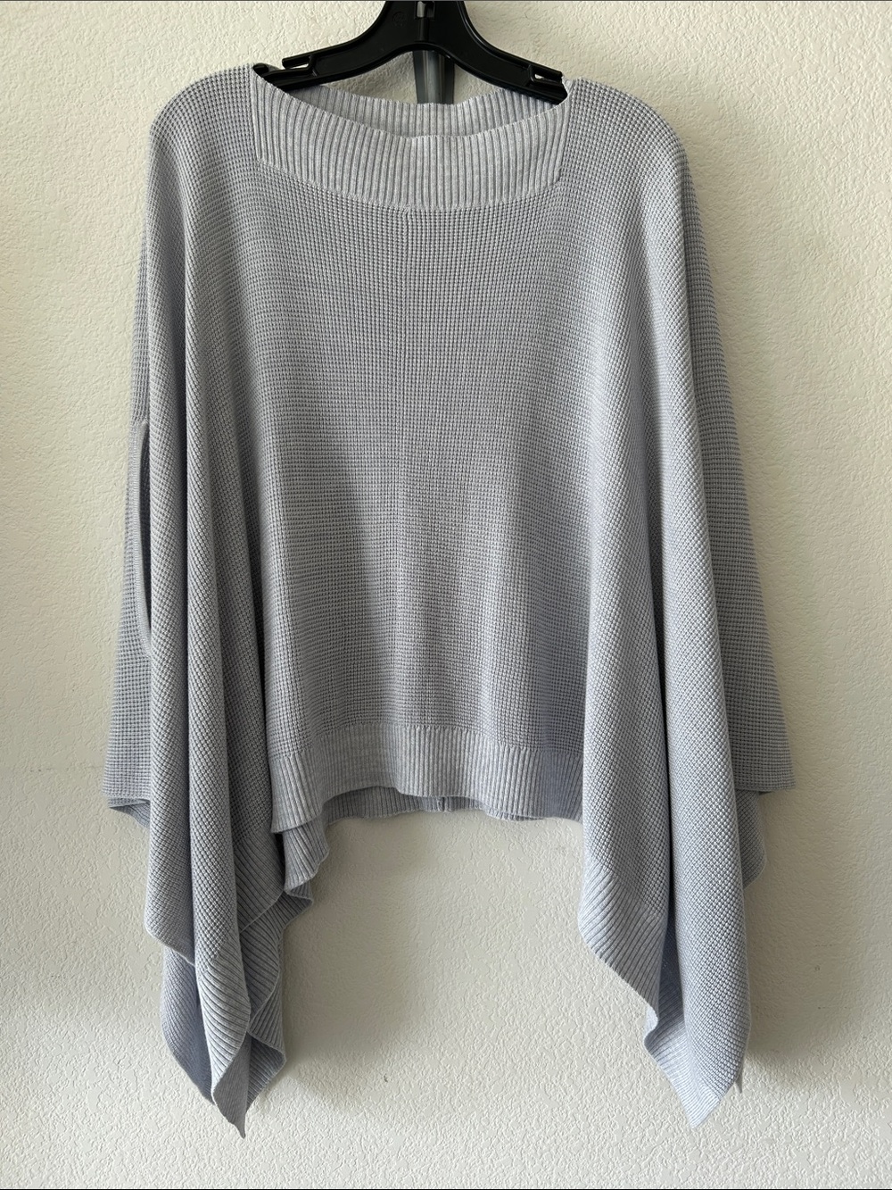 lululemon athletica Light Gray Knit Poncho